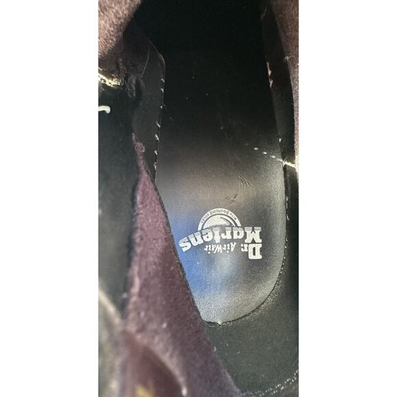 Dr Martens Magdalena Black Leather Boots Chunky Platform Block Heel Goth Size 8 - Picture 9 of 10